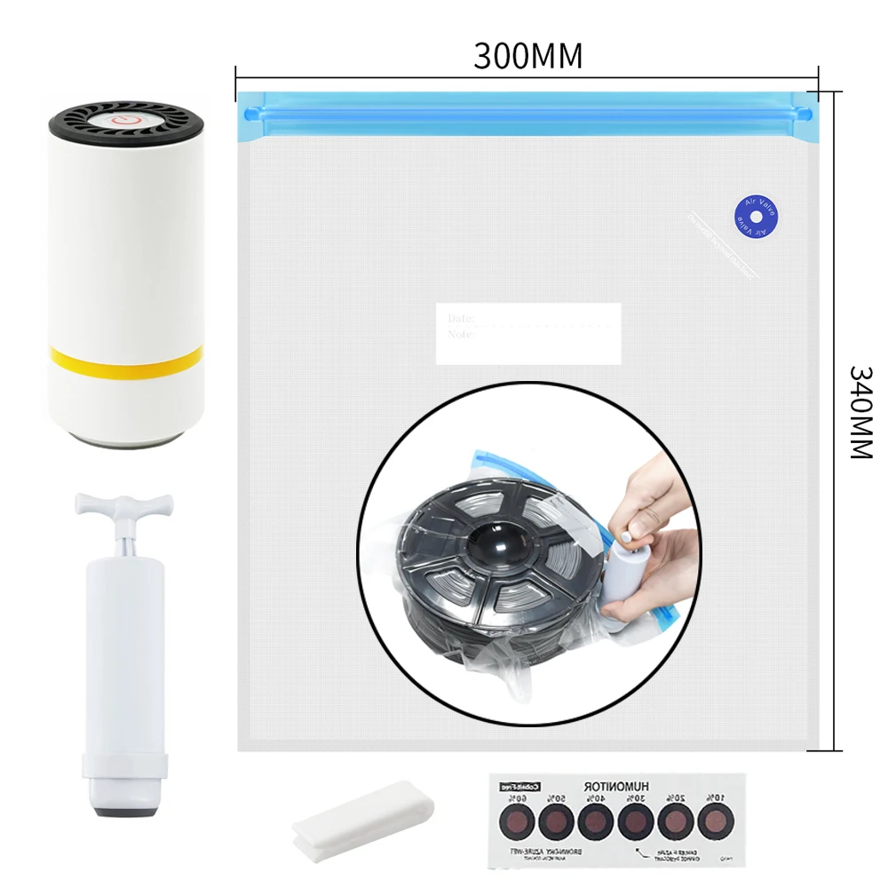 3D Drucker Filament Lagerung Vakuum Tasche 3D Drucker PLA/ABS/TPU Filament Trockner Sicherheit Feuchtigkeit Beständig Für 3D Drucker Teile Image