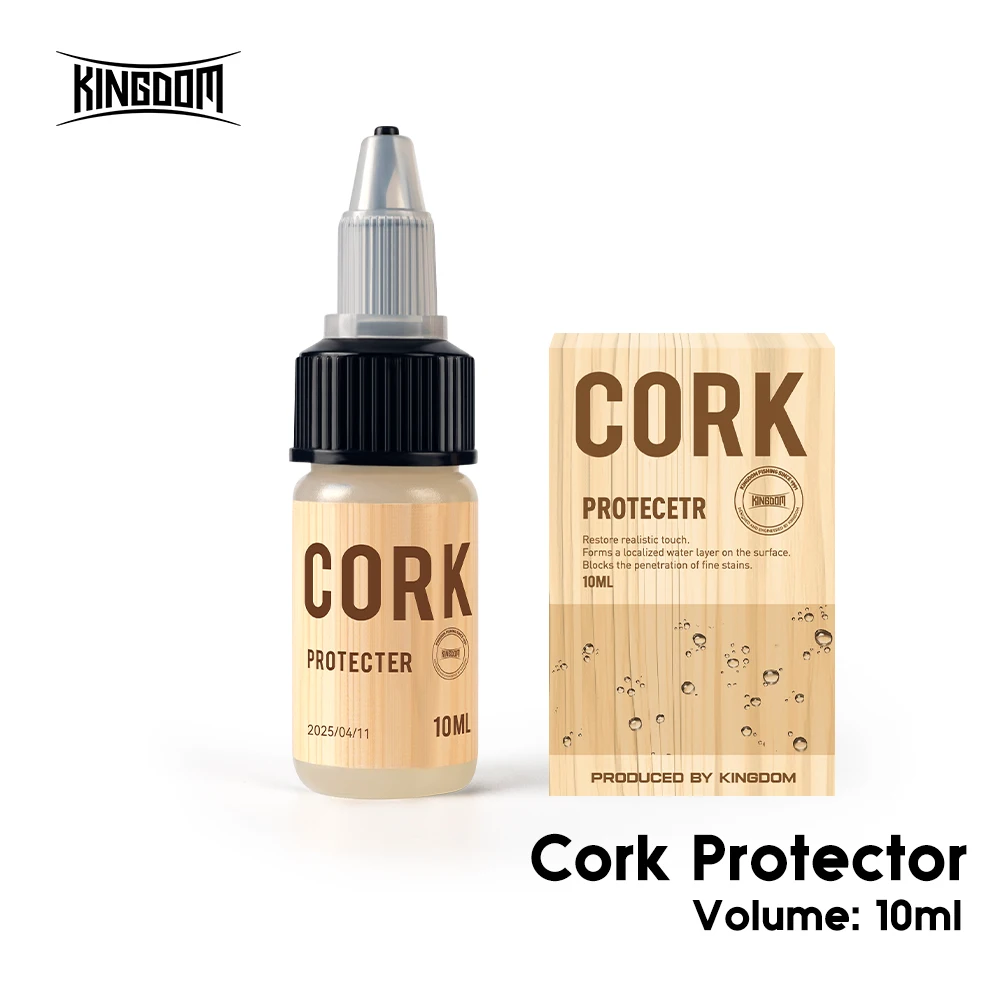 Kingdom Rod Handle Kork-Wartungspaste, 10 ml, wasserfest, rissfest, korrosionsbeständig, Holzschutzpaste für die Griffpflege