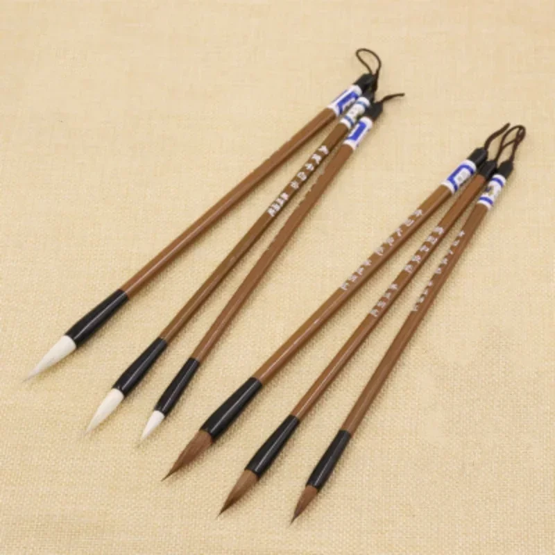 3Pcs Aufklärung Pinsel Kalligraphie Praxis Pinsel Student Praxis Pinsel Anfänger Kalligraphie Pinsel Malerei Schreibwaren Image