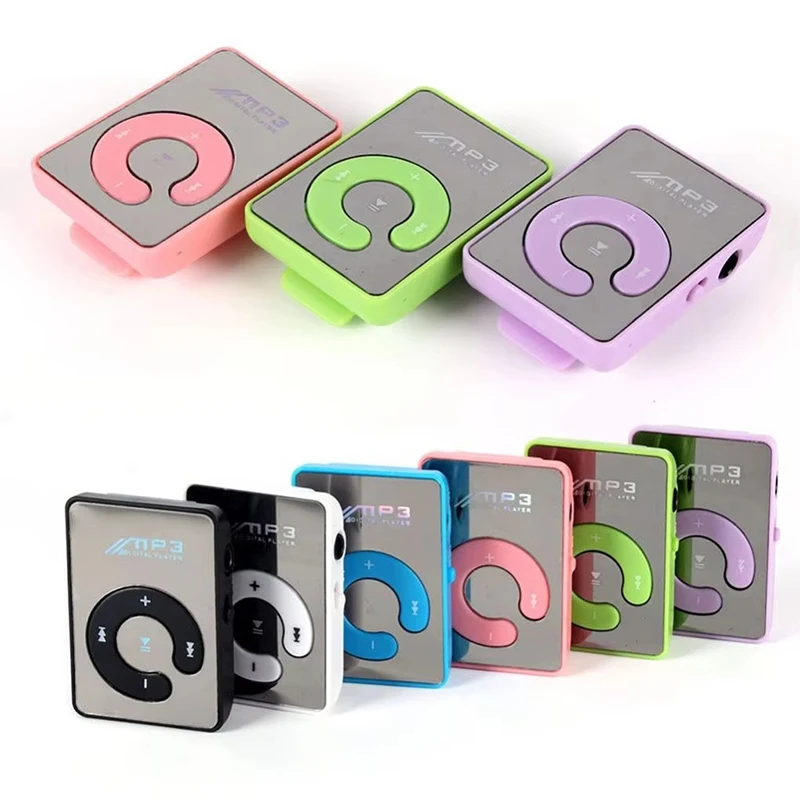 Lecteur multimédia de musique numérique Portable clé C Mini lecteur MP3 à Clip arrière avec câble USB lecteur MP3 de sport Mini lecteur de musique baladeur