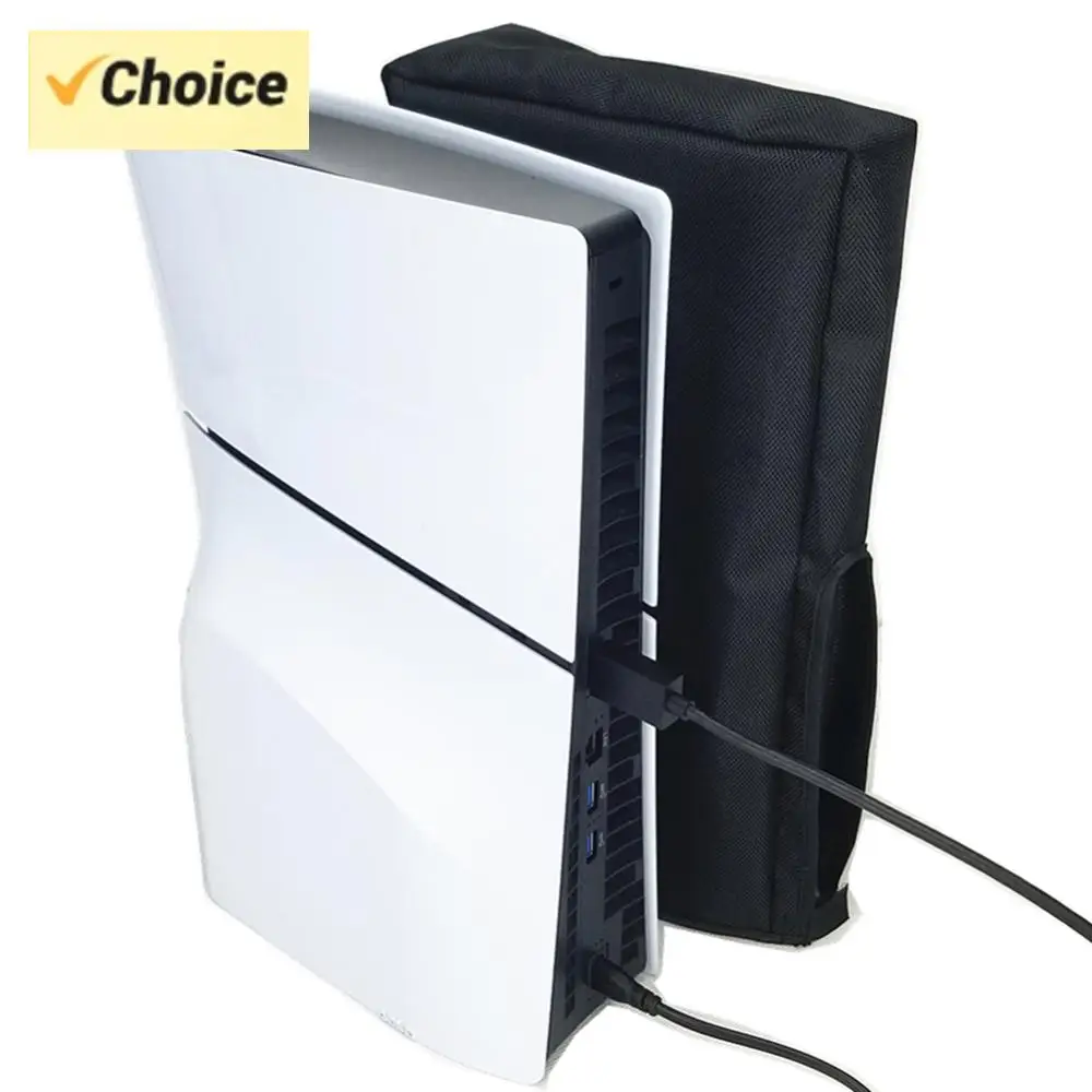 Vertical/Horizontal Dust Cover Anti-Scratch Dust Proof Protector Removable Dust Cover Sleeve for Playstation 5 Slim Game Console