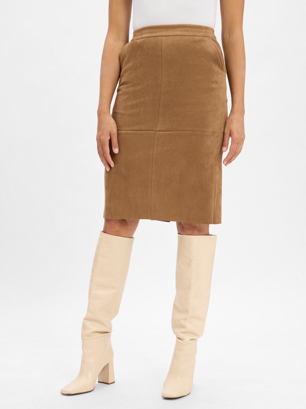 Marie Lund Bleistiftrock Damen camel, 36 Image
