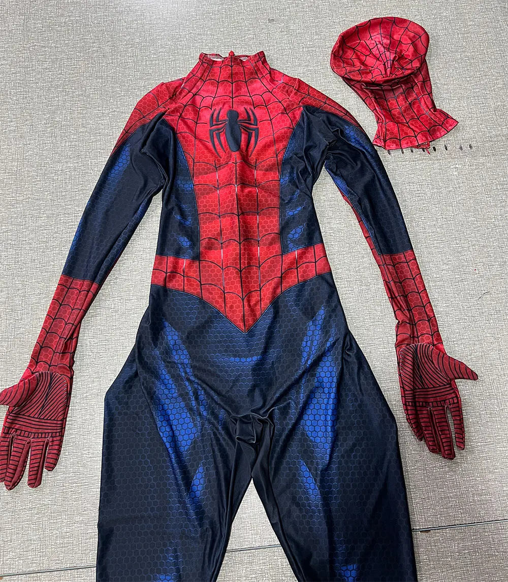 Halloween Männer Ultimative Spinne Cosplay Kostüm Superheld Zentai Mann Body Erwachsene Männliche Party Overall Image