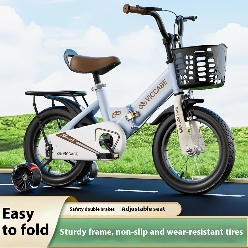 Kinderfahrrad 3-12 Jahre altes Kinderwagen Jungen und Mädchen Pedalfahrrad Big Kids Kinderfahrrad Image