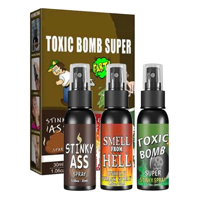 30 ml Furzspray, Geruch aus der Hölle, Spray Puant, langanhaltendes Furzspray für Streiche, flüssiger Assfart, lustige Gag-Geschenke Image