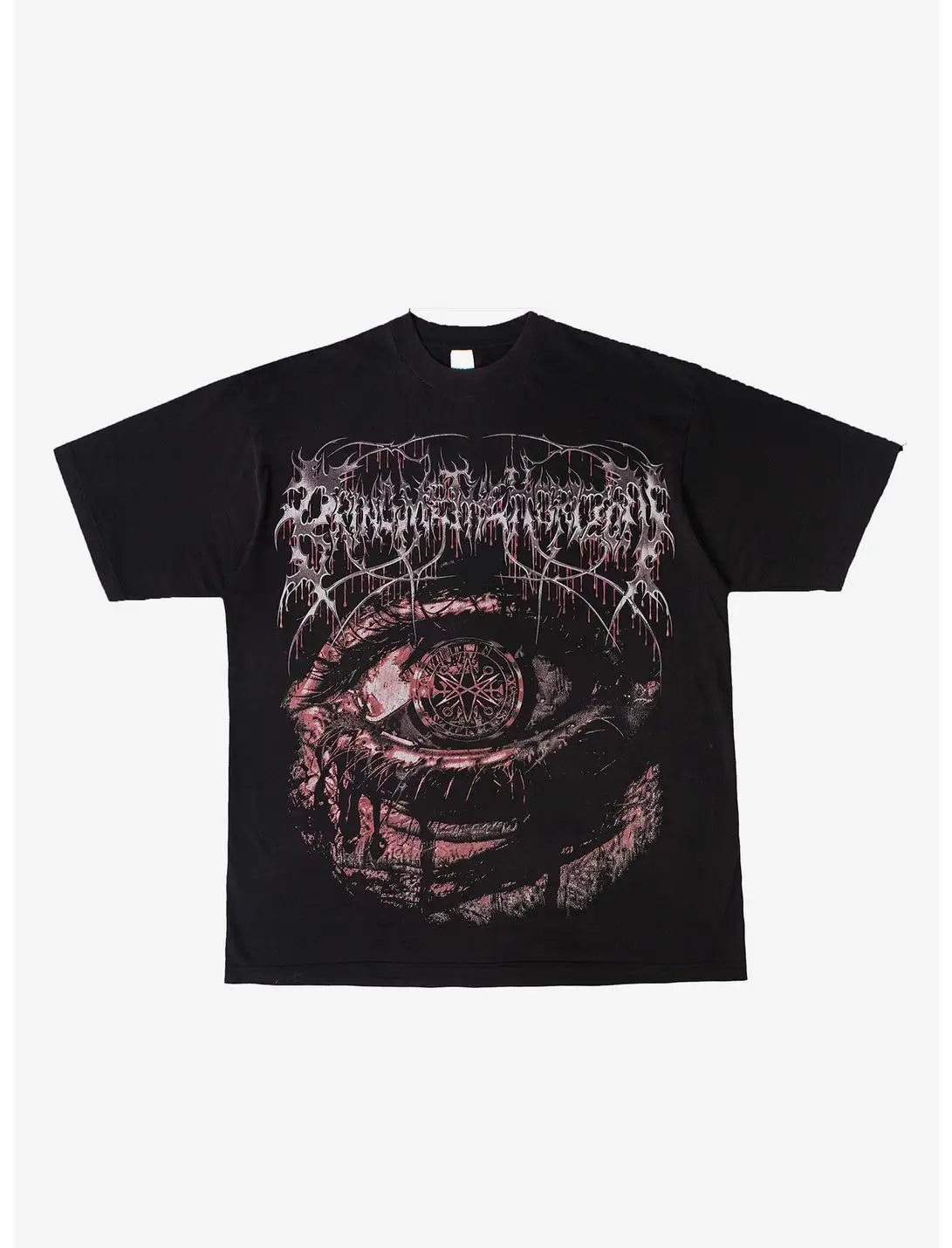 Rock Heavy Metal Y2k bedrucktes Kurzarm-High-Street-T-Shirt, modisches Sport-Top, lässig, lockerer Rundhalsausschnitt, kurze Ärmel, Unisex