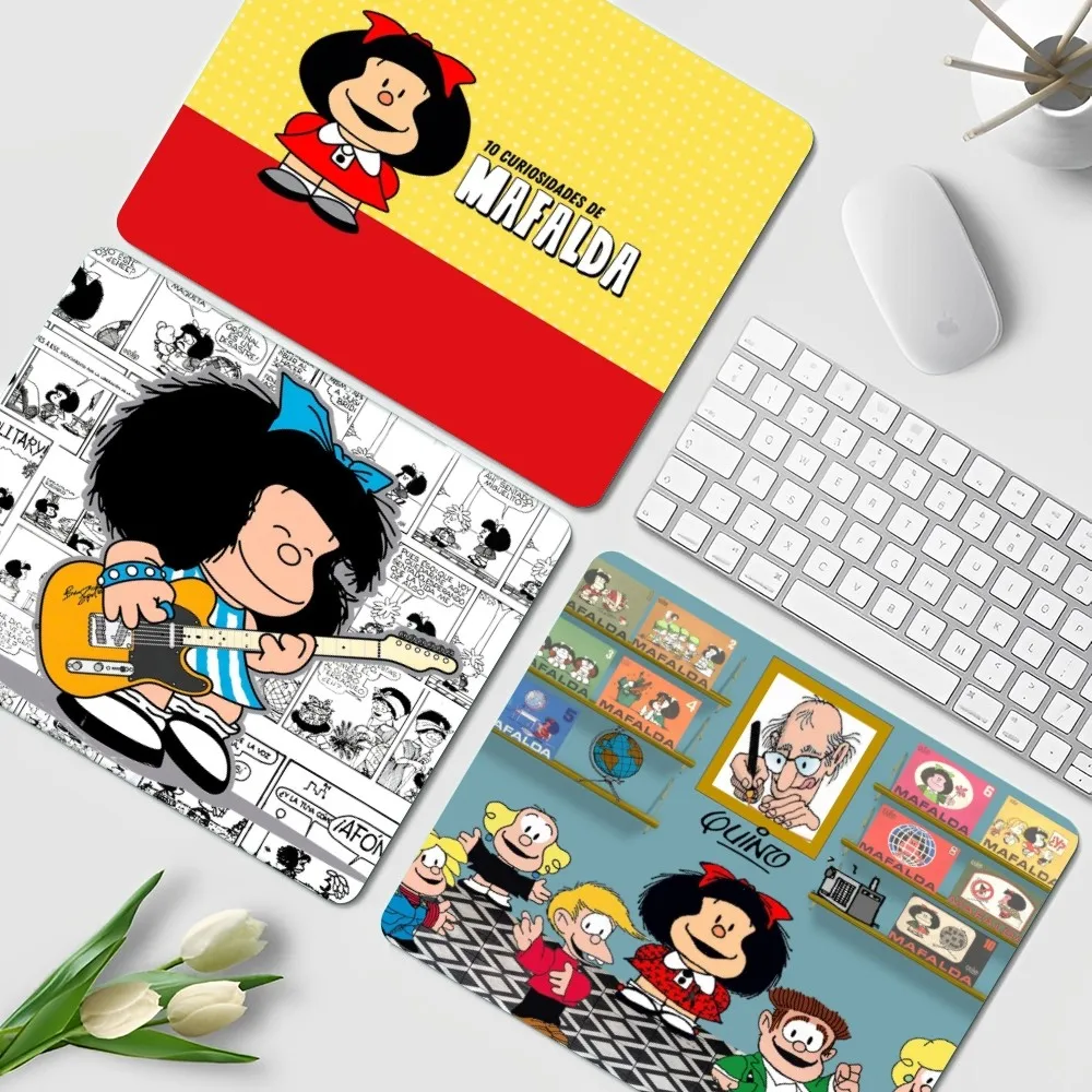 Mafalda benutzer definierte Haut Schrank Gaming Computer Laptop Schreibtisch matte Mauspad Maus matte Notbook Büro Schreibtisch Zubehör