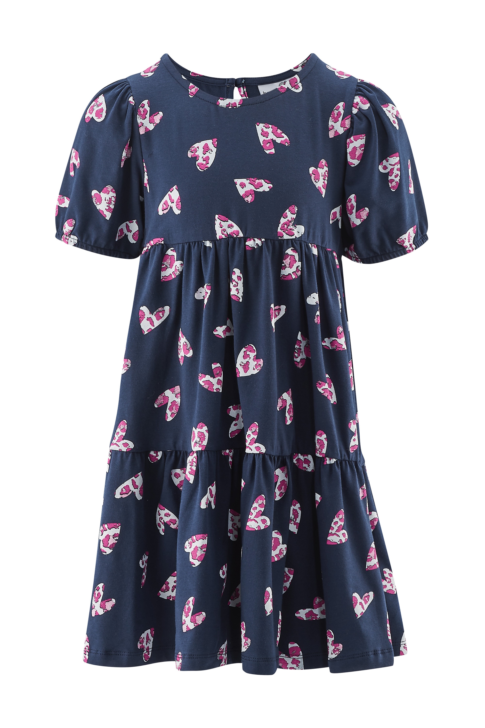 Sommerkleid HAPPY GIRLS "Mädchenkleid", Mädchen, Gr. 104, EURO-Größen, navy, Stoff, 100% Baumwolle, normal, Kleider Image