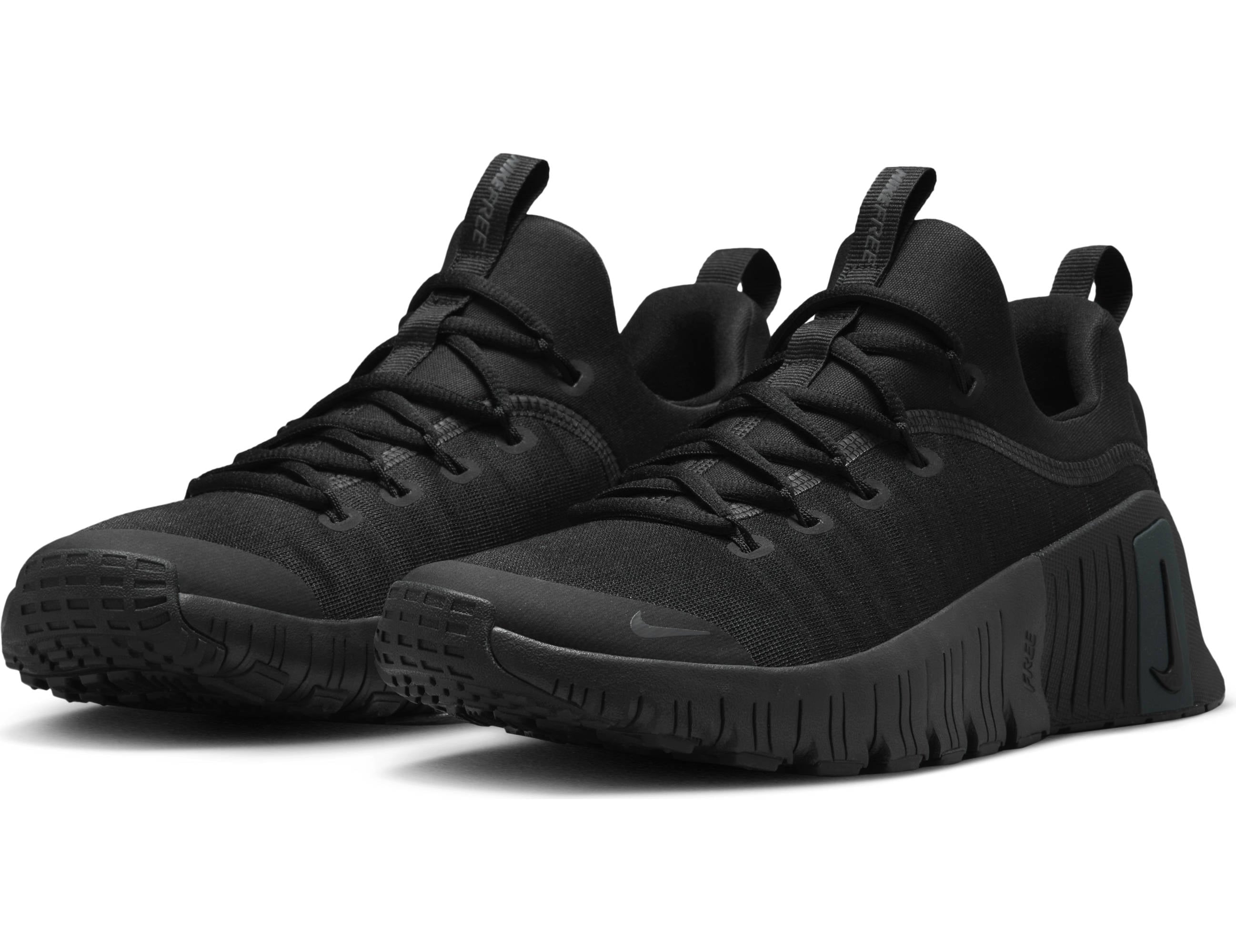 Trainingsschuh NIKE "W FREE METCON 6", Damen, Gr. 40,5, schwarz, anthrazit, Synthetik, Textil, Schuhe