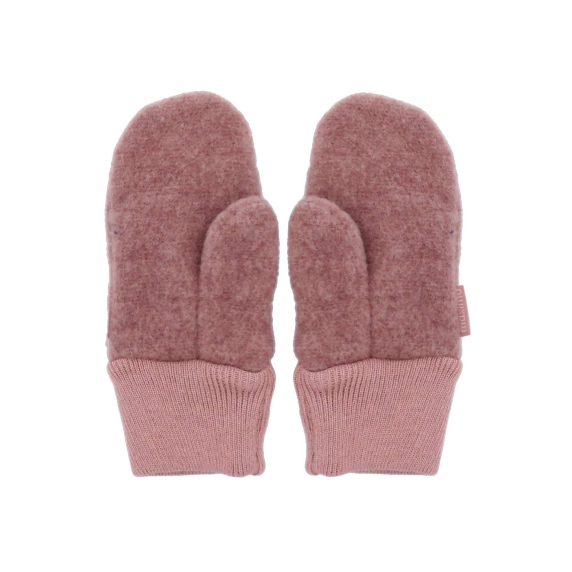 Fäustlinge MAXIMO, Baby, Gr. 3, rosa (heiderosemeliert), Fleece, Wolle, Handschuhe, Wollfleece, Strickbündchen, temperaturregulierend, schnell trocknend Image