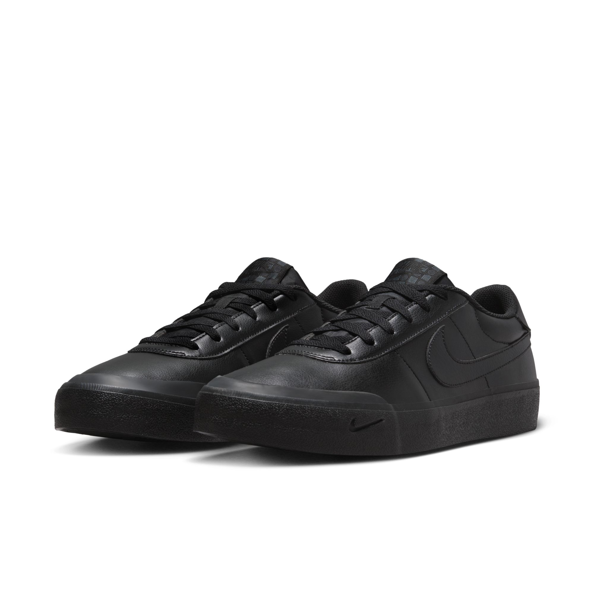 Sneaker NIKE SPORTSWEAR "COURT SHOT", Gr. 40, schwarz, schwarz, Synthetik, Schuhe