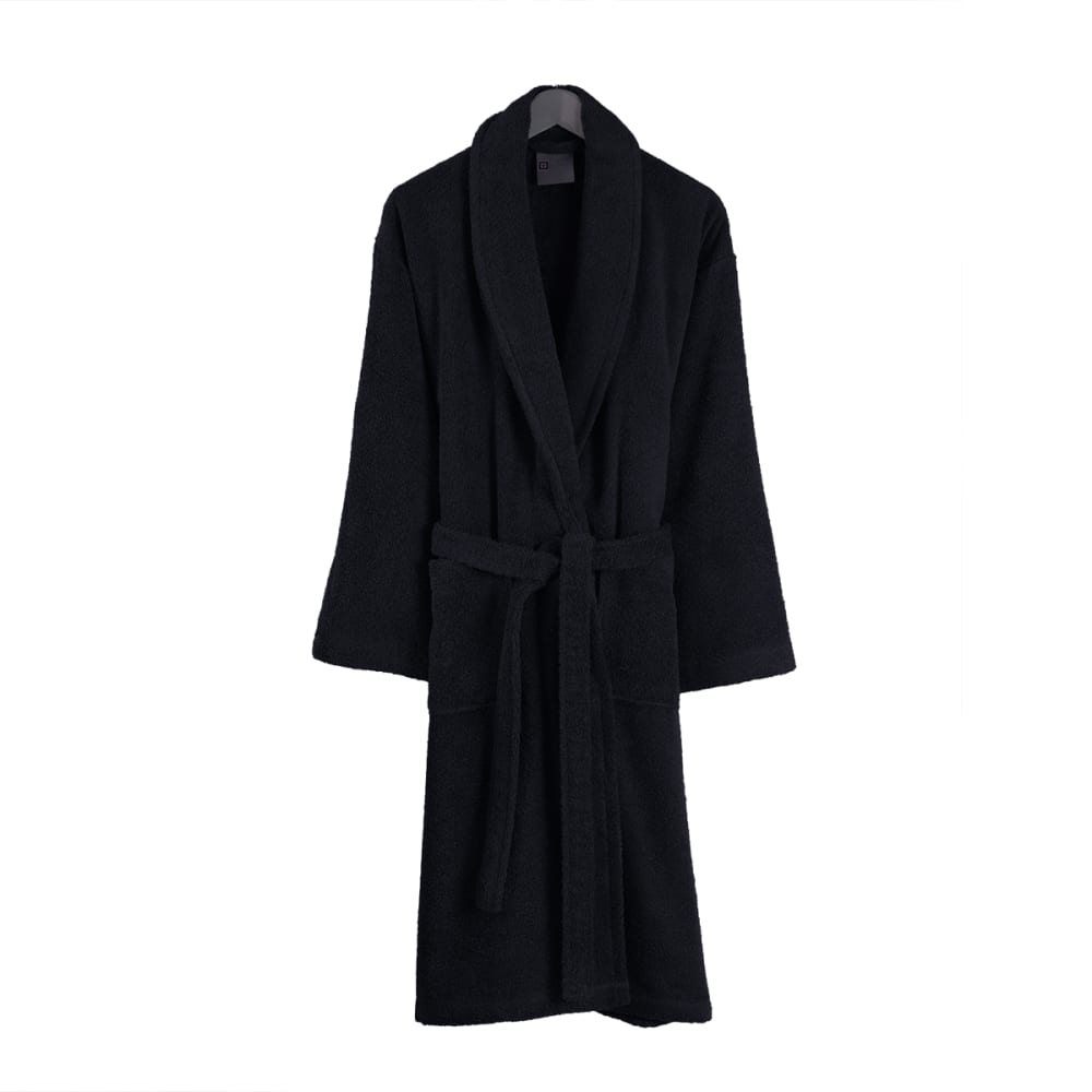 Accappatoio da uomo nero T 54/56