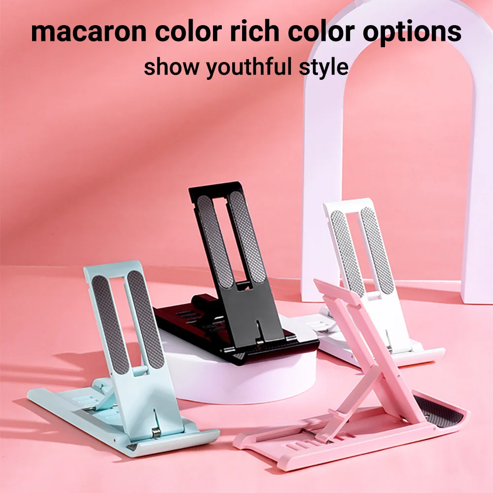 Support de téléphone de bureau pliable Mini Support de téléphone portable pour iPhone Samsung Xiaomi Support de téléphone Portable Support de téléphone