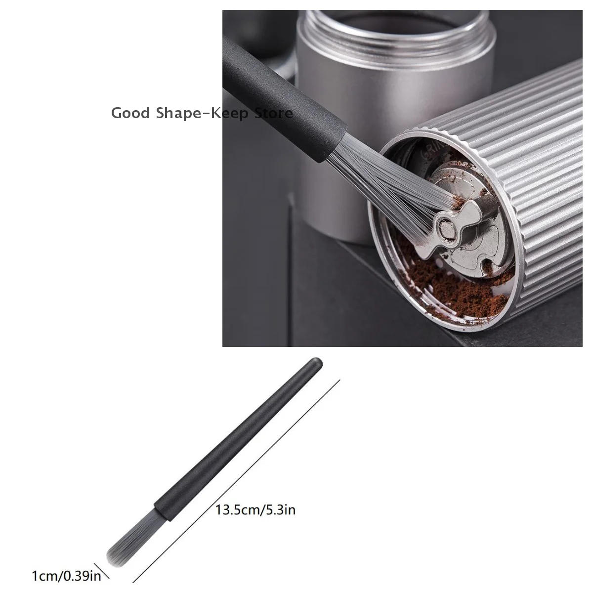 Kaffeemühle Reinigung Pinsel Kaffee Pulver Reinigung Pinsel Brauen Kopf Pinsel Set Barista Werkzeuge Kaffee Bar Weichen Borsten Pinsel Image