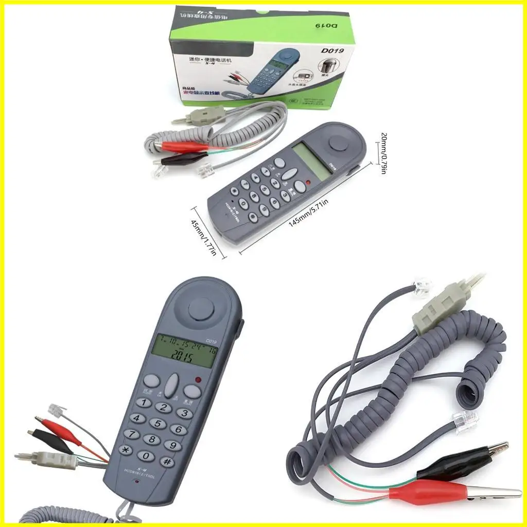 D019 Corded Phone Test Telefon, D019 Festnetzberechtigter Telefonanlagen -Telefone