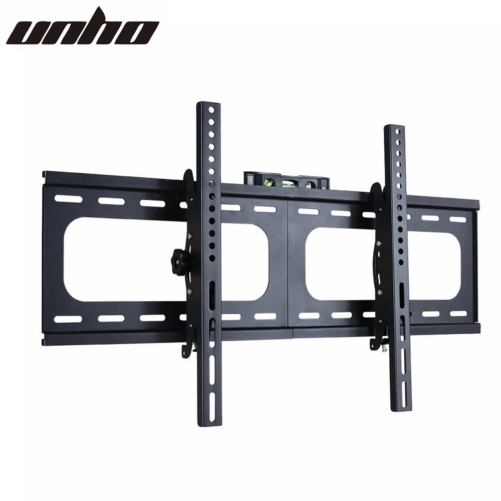 UNHO support mural TV pour écrans plats plasma LCD LED 26-75 pouces support mural TV inclinable Ultra mince charge maximale 45 kg VESA 600*400mm