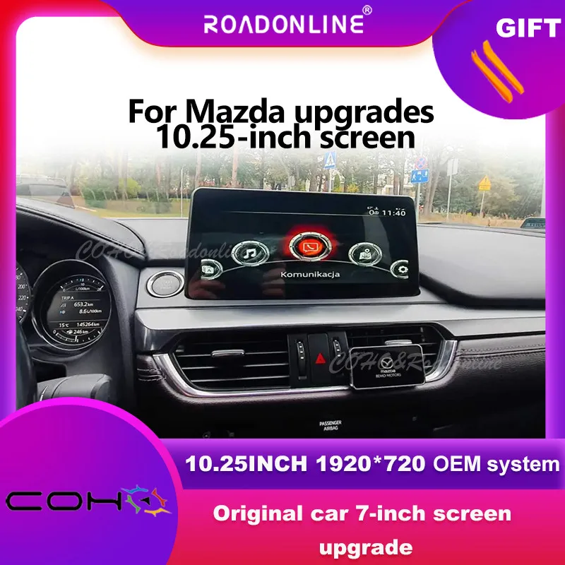 Für Mazda-Upgrades 10,25-Zoll-Bildschirm gilt für Mazda 2 CX-3/Mazda 3/Mazda 6/Mazda CX-5 CX-8/Mazda CX-9 Image
