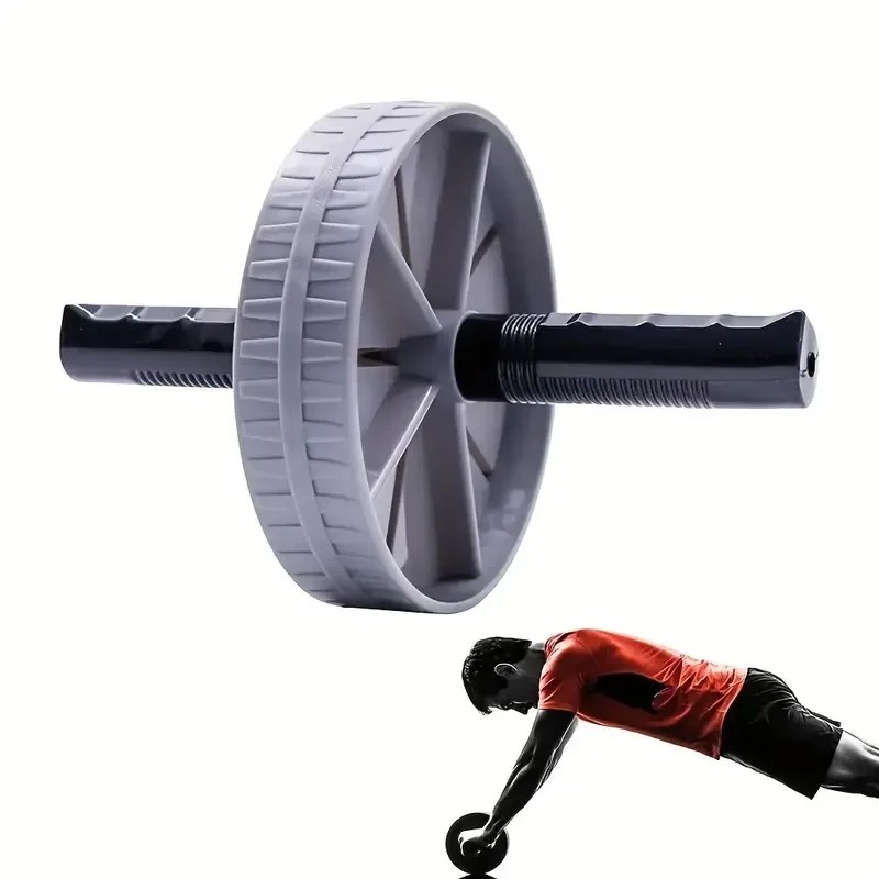 1pc Fitness Ab Roller Wheel - Non-Slip, Quiet Ab Trainer for Home Gym Core Strength Workouts - Abdominal Exerciser