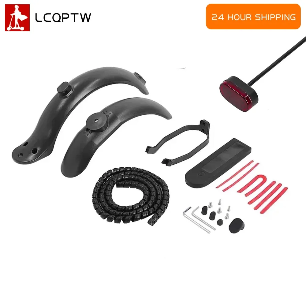 Kotflügel Dashboard Abdeckung Rücklicht Spirale Draht Set für Xiaomi M365 1S Pro Elektrische Roller Kotflügel Wicklung Schutz Kabel teil Image