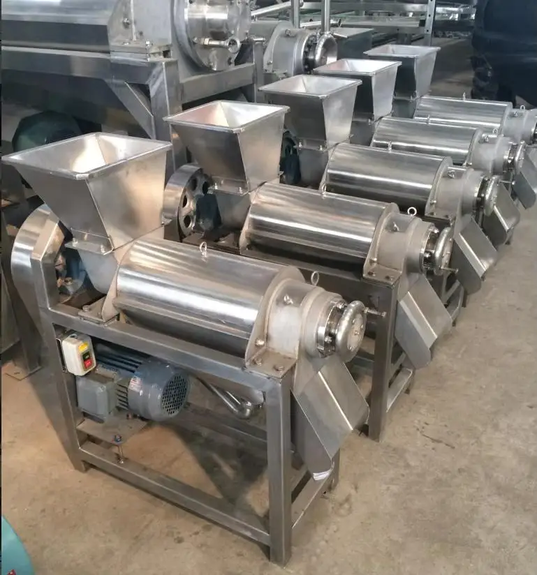 Industrielle kommerzielle Entsafter-Maschine aus Edelstahl für Apfel, Ananas, Zitrone, Orange – Hochleistungs-Fruchtpresse Image