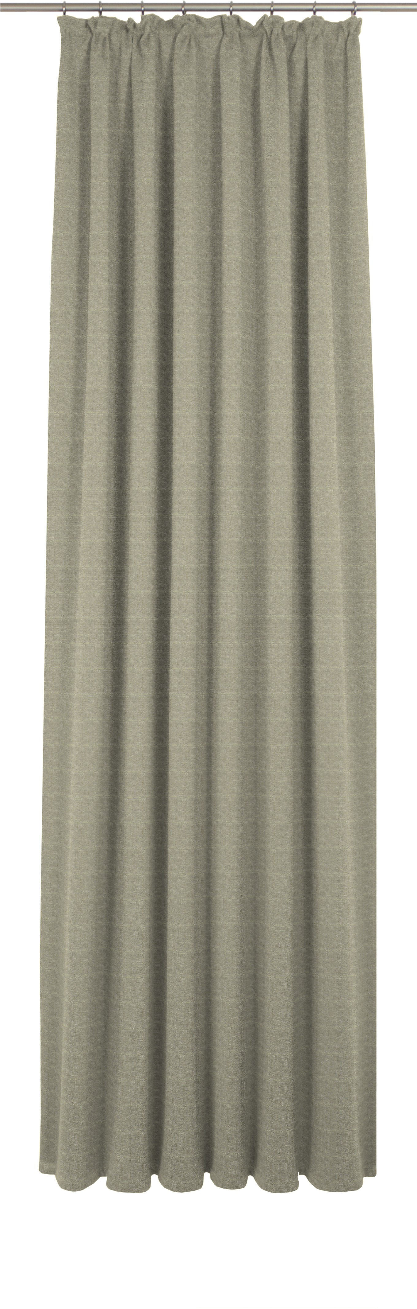 Vorhang WIRTH "Torbole", grün (lindgrün), B:132cm H:385cm, Baumwolle, Polyester, Gardinen, nach Maß Image