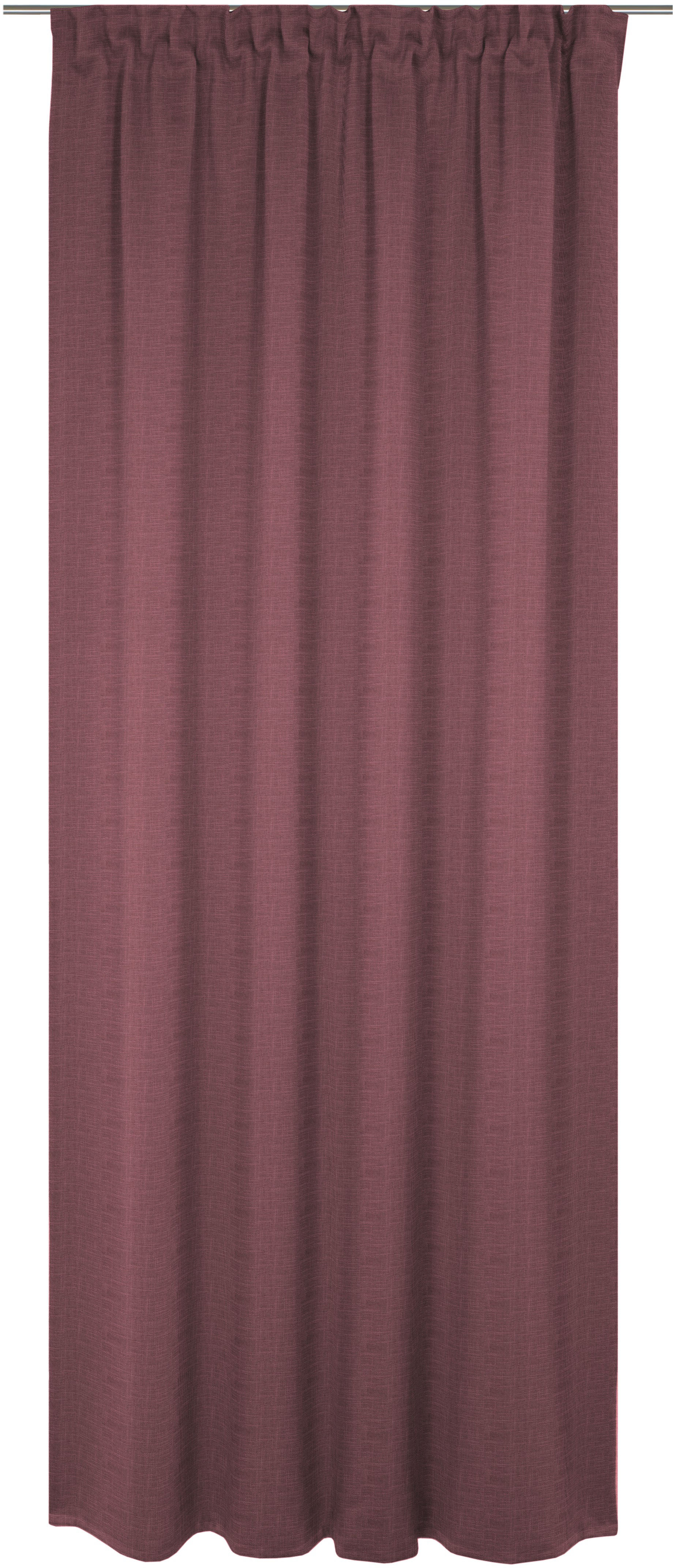 Vorhang WIRTH "Wiessee", rosa (altrosa), B:150cm H:345cm, Baumwolle, Leinen, Modal, Gardinen, nach Maß Image