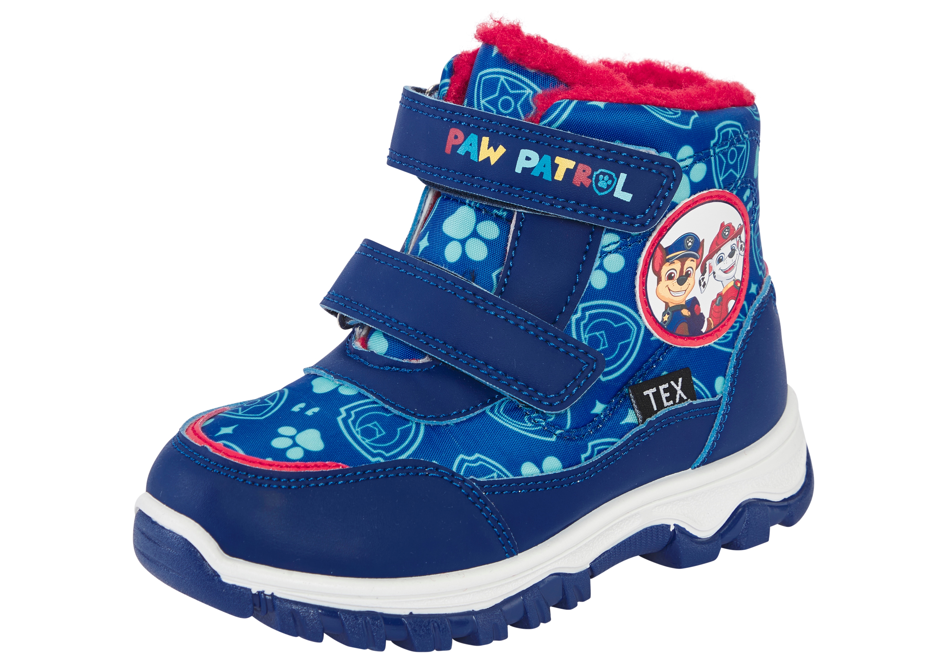 Winterboots DISNEY "PAW PATROL", Damen, Gr. 28, blau, Synthetik, Textil, Schuhe, Winterschuhe, Winterstiefel, Snowboots, wasserdicht & gefüttert