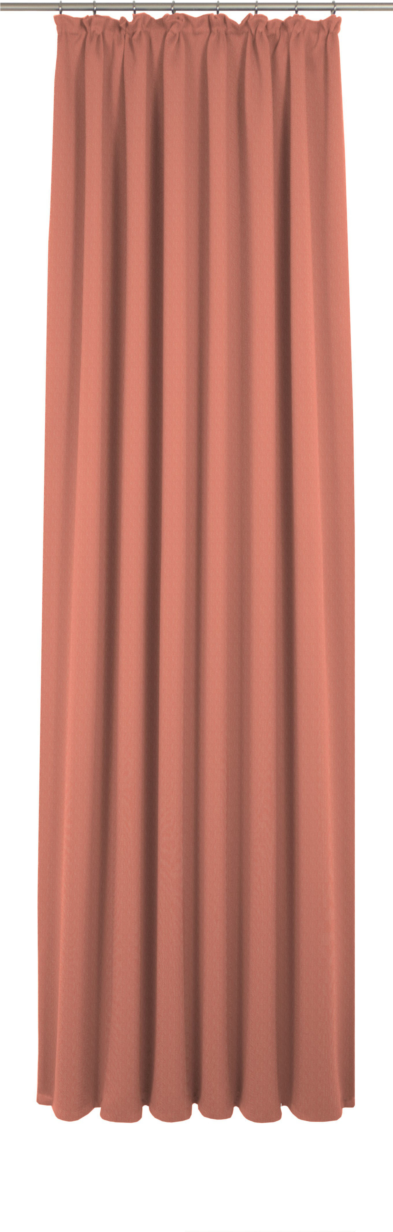 Vorhang ADAM "Uni Collection light", orange, B:142cm H:395cm, Baumwolle (Bio-Baumwolle), Gardinen, aus 100% Bio-Baumwolle Image