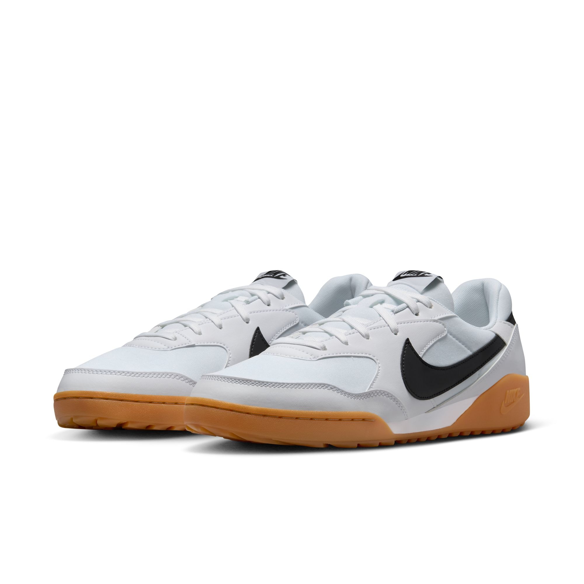 Sneaker NIKE SPORTSWEAR "TERRA MANTA", Herren, Gr. 42, weiß, schwarz, gum light braun, Synthetik, Textil, Schuhe Sneaker