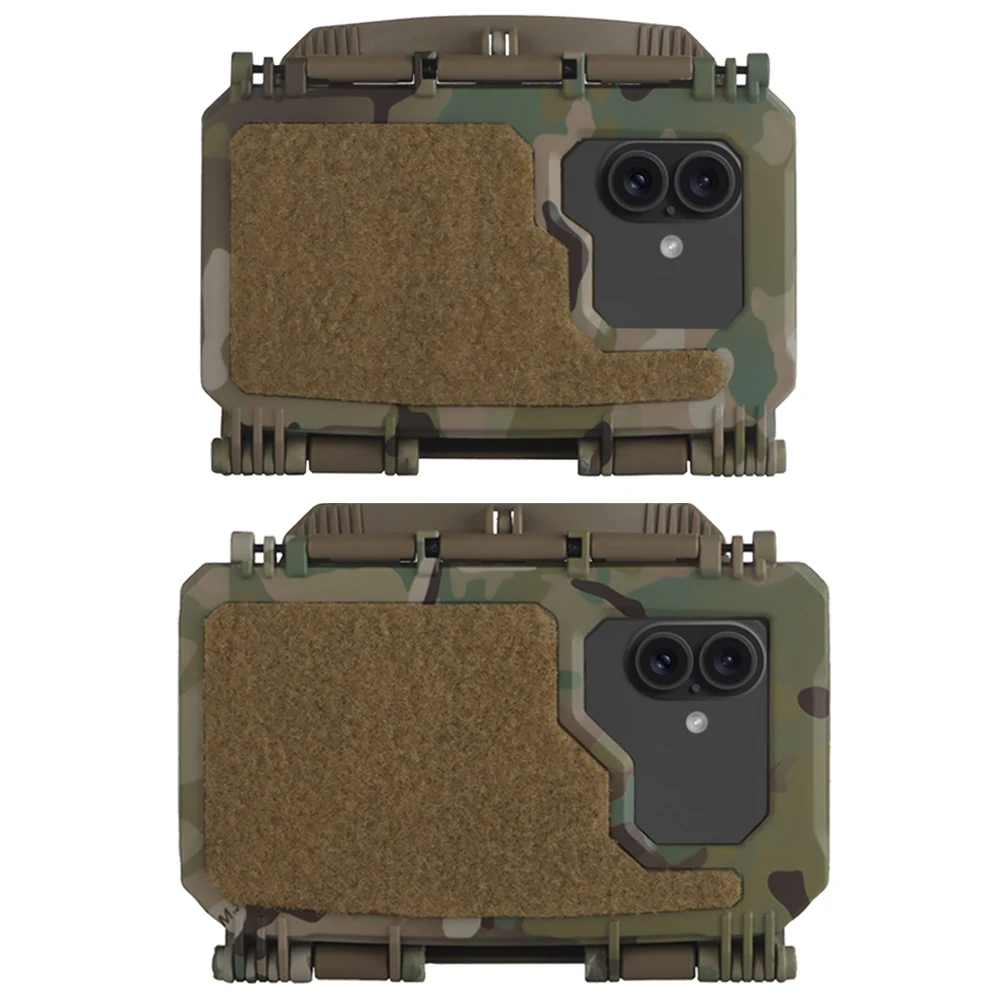 Étui de téléphone tactique pour téléphone portable, support de Navigation pour carte d'administration, gilet MOLLE, porte-plaque, boîte de Protection de poitrine pour Smartphone