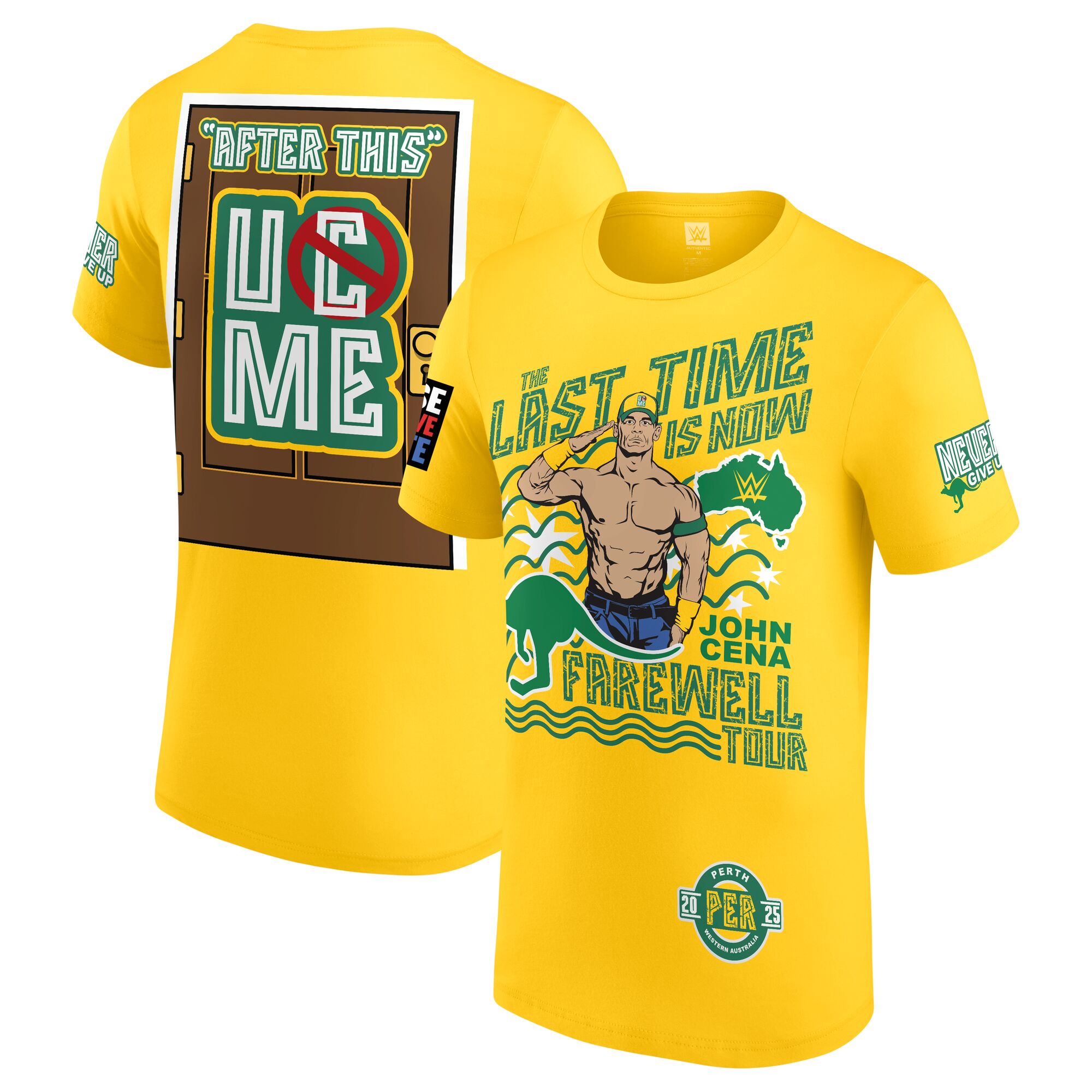 WWE John Cena Abschieds-T-Shirt „Perth 2025“ – Herren Image