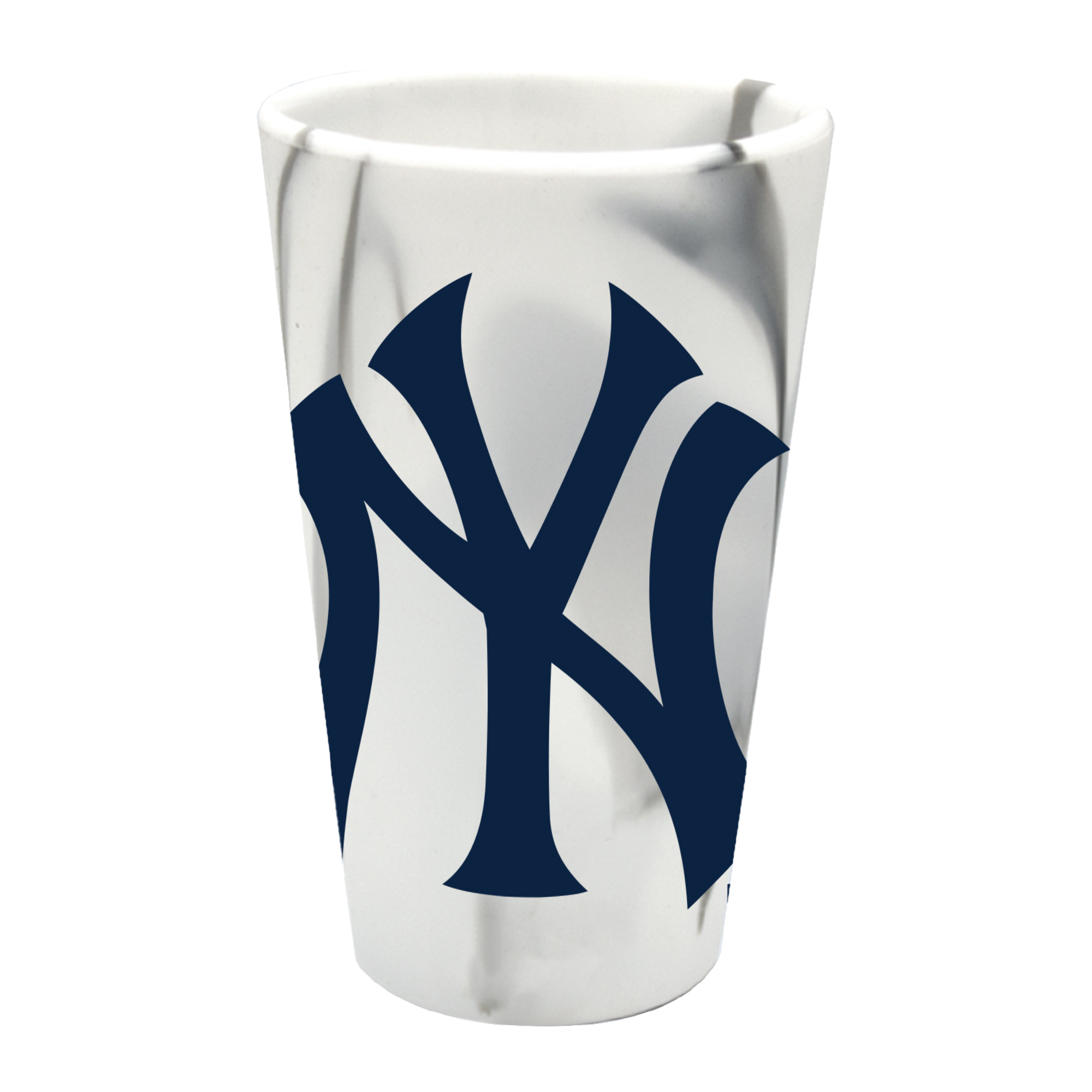 WinCraft New York Yankees 16oz Modisches Pintglas aus Silikon Image