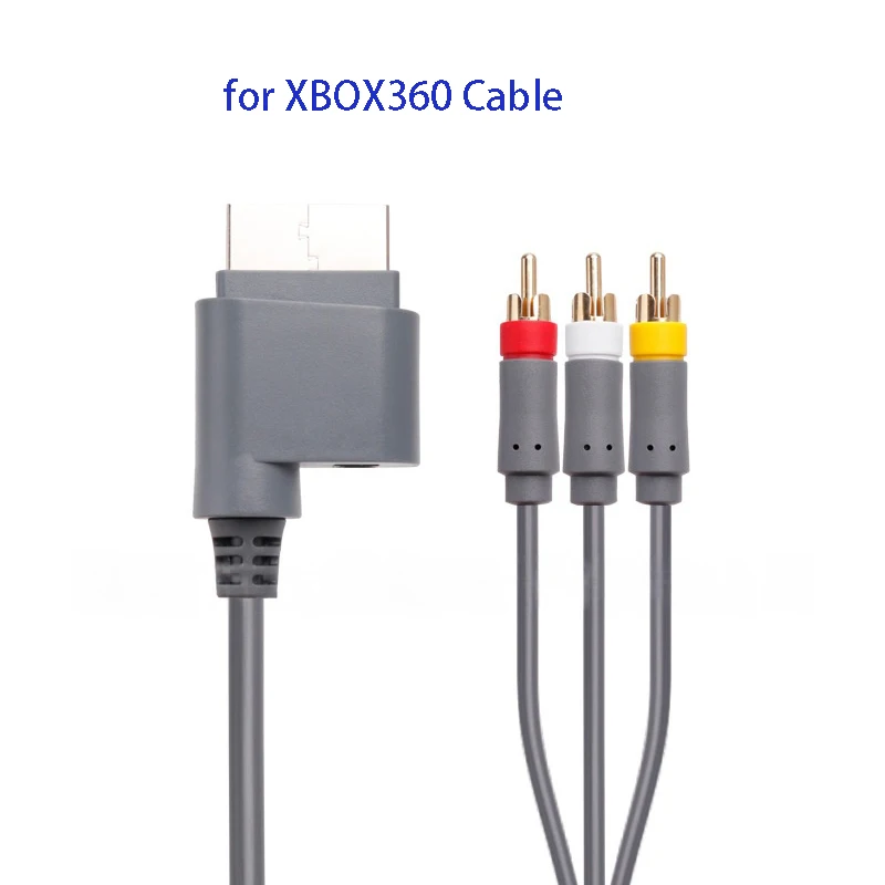 Câble AV de 1.8m pour Console de jeu Xbox360, contrôleur de jeu, fil de connexion Audio-vidéo pour Microsoft Xbox360, câble d'extension AV