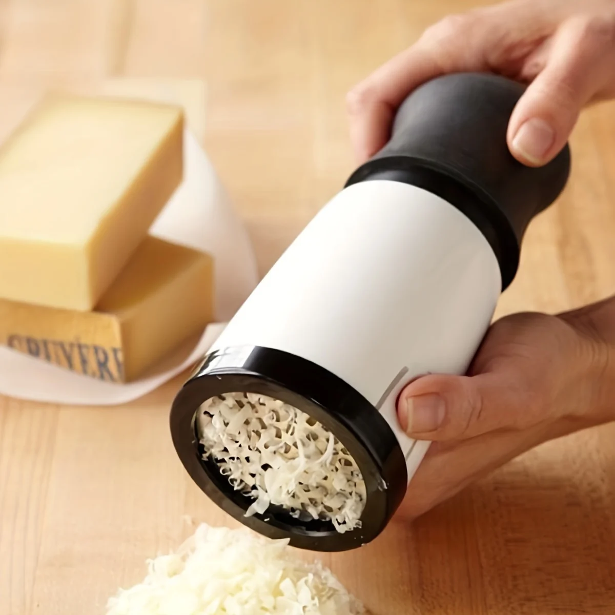 1pc-Hand-Cranked Rotating Cheese Grater Creative Kitchen Cheese Shredder Multi-functional Cheese Grater for Kitchen
