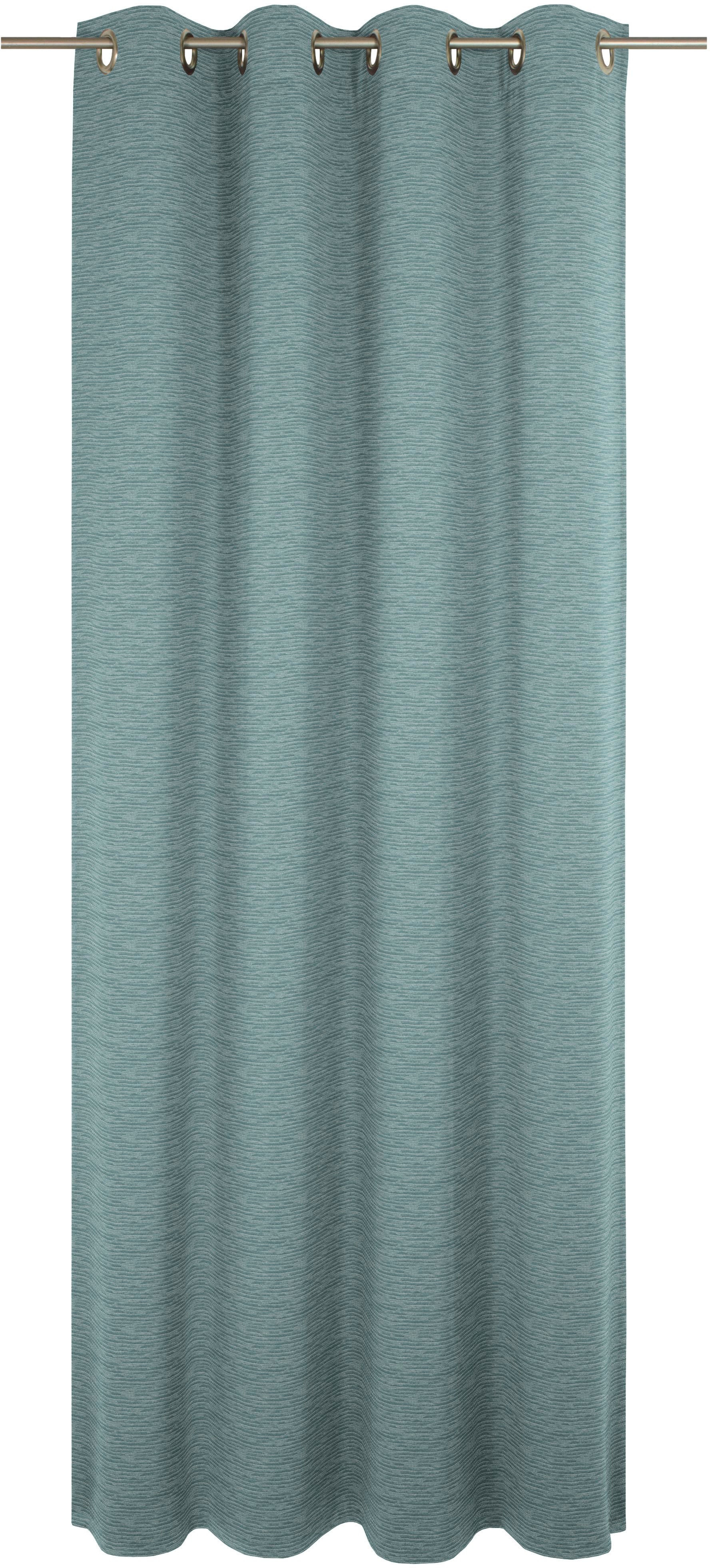 Vorhang WIRTH "Trondheim B", blau (hellblau), B:132cm H:405cm, Polyacryl, Gardinen, nach Maß Image
