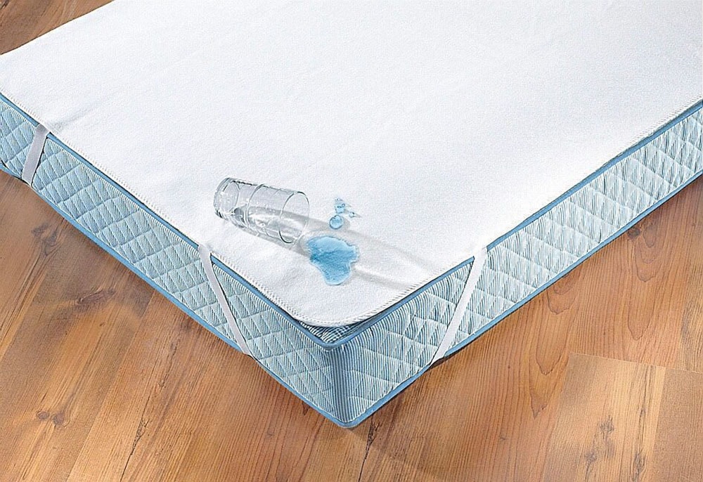 Matratzenauflage "Protect & Care, 70x140, 90x200 cm und weiteren Größen, wasserdicht", weiß, B:90cm L:190cm, Obermaterial: 100% Baumwolle, DORMISETTE PROTECT & CARE, Matratzenzubehör, Auflage, Allergiker geeignet (Hausstauballergiker) Image