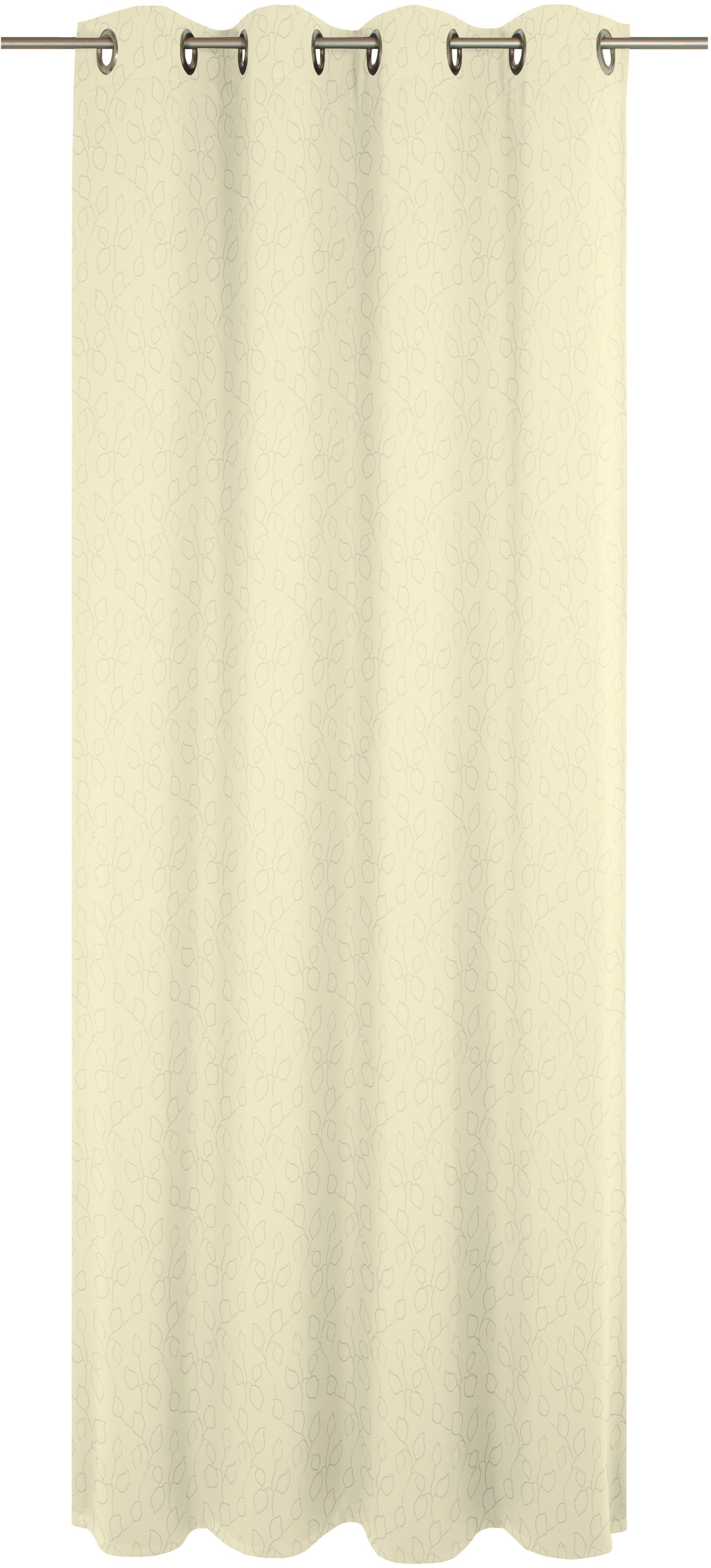 Vorhang WIRTH "Westport" Gr. 3, beige (natur), B:132cm H:225cm, Jacquard, Polyester, Gardinen Image