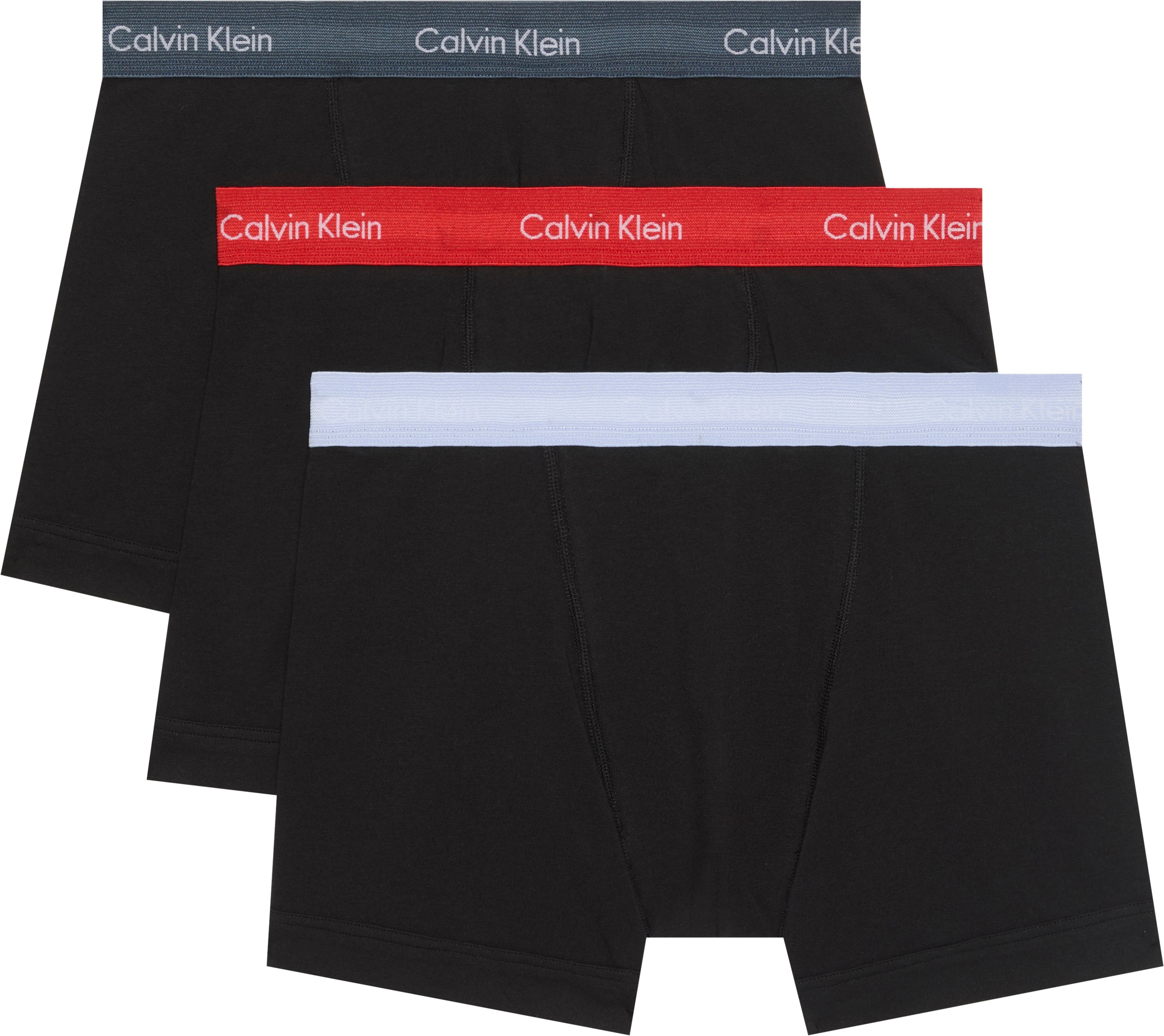 Trunk "TRUNK 3PK", Herren, Gr. XL (54), schwarz bodies w, ink, adrenaline rush, Jersey, Obermaterial: 95% Baumwolle, 5% Elasthan, CALVIN KLEIN UNDERWEAR, körpernah, Unterhosen, mit Logo-Elastikbund Image