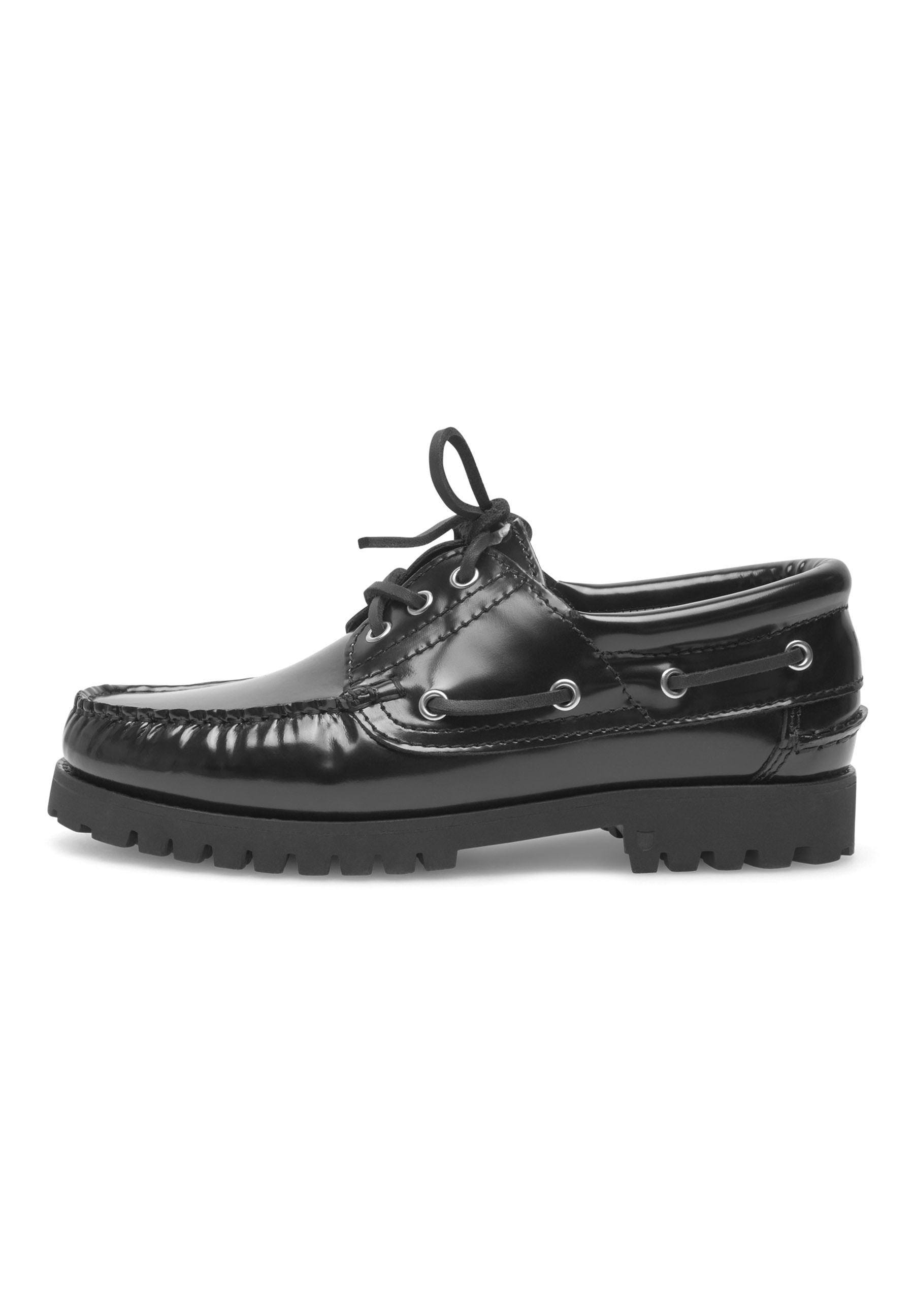 Bootsschuh HENRY STEVENS "Morgan W DS", Damen, Gr. 41, schwarz, Kalbsleder, Schuhe