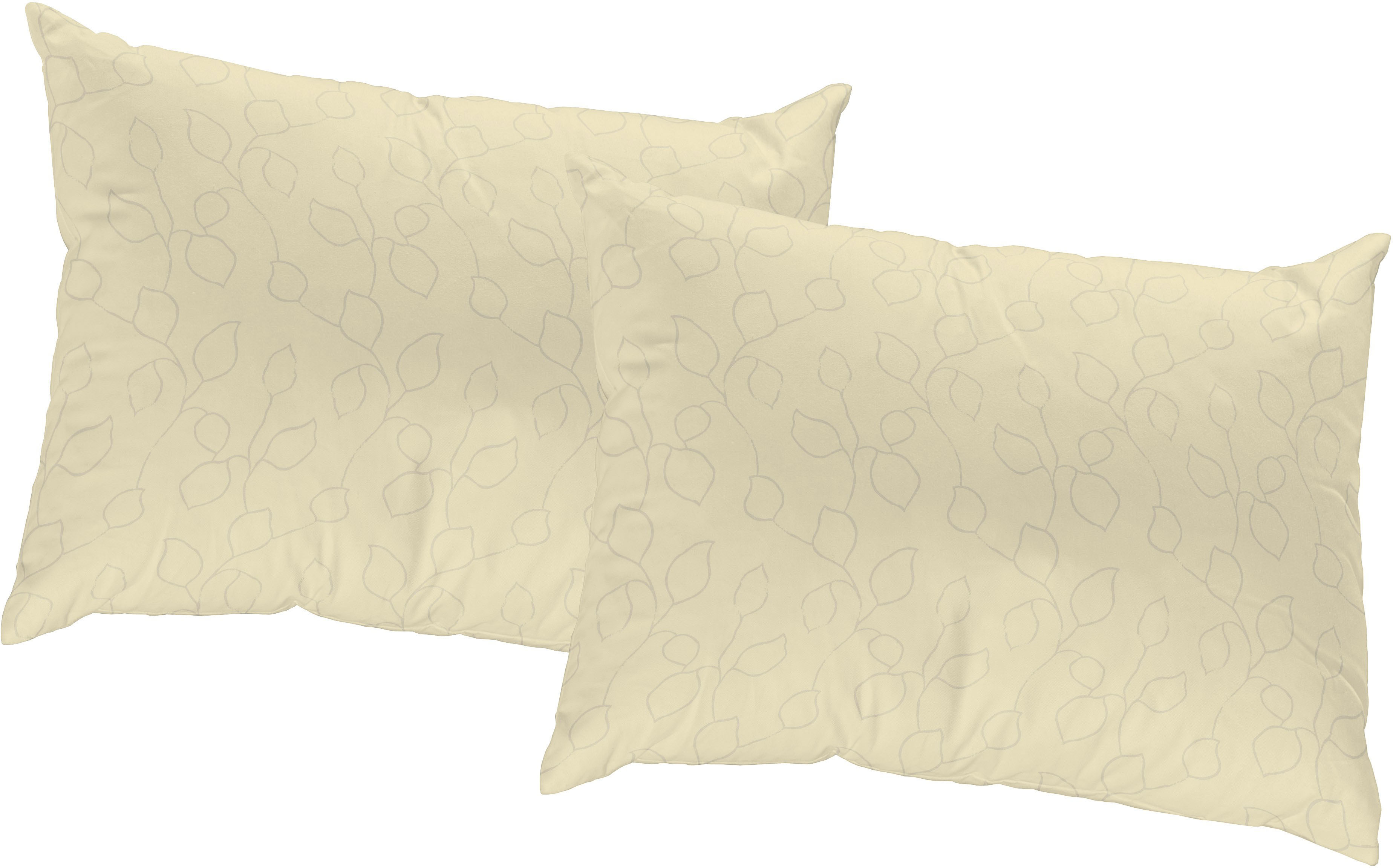 Kissenhülle WIRTH "Westport" Gr. 3, beige (natur), B:40cm L:60cm, Polyester, Obermaterial: 100% Polyester, Kissenbezüge Image