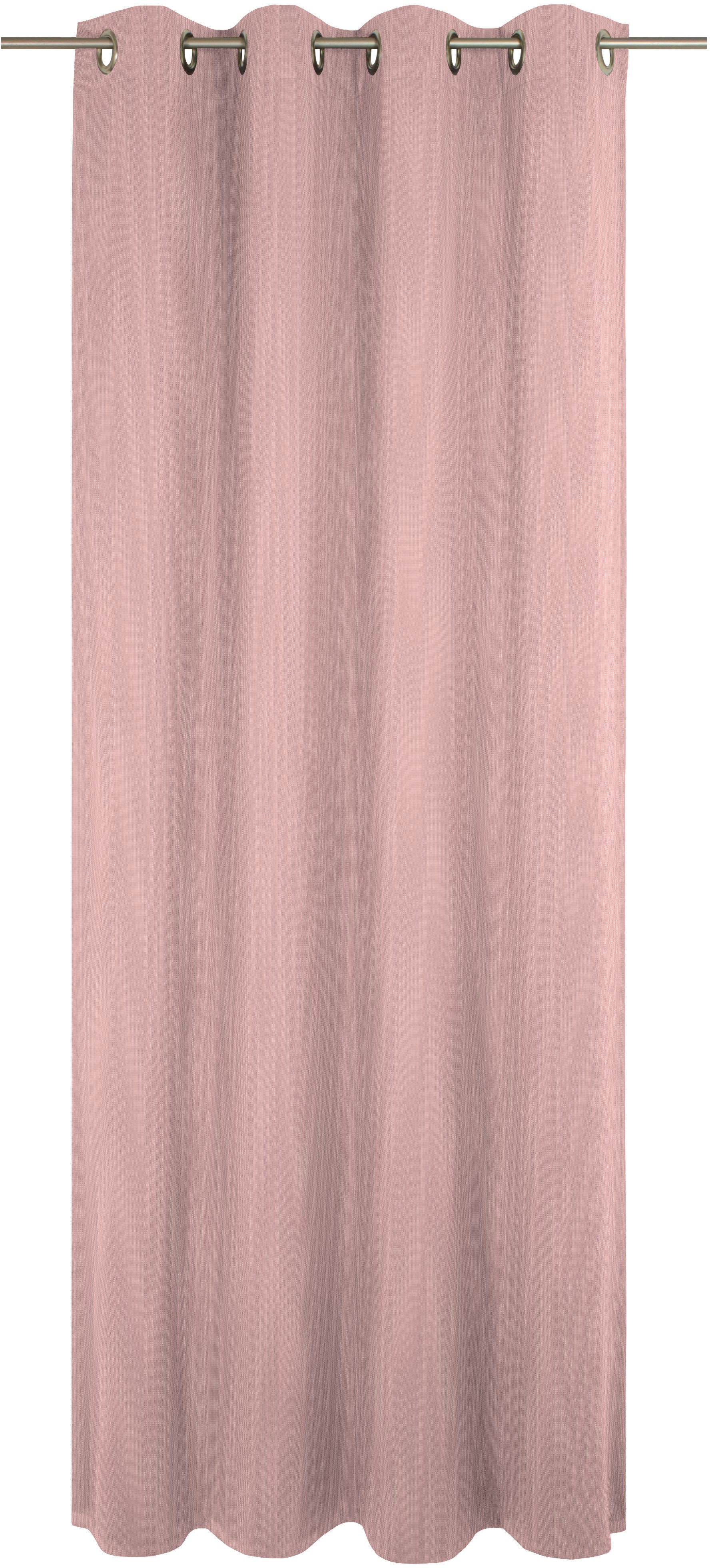 Vorhang ADAM "Uni Collection", rosa, B:142cm H:305cm, Baumwolle (Bio-Baumwolle), Gardinen, Blickdichter aus 100% Bio-Baumwolle Image