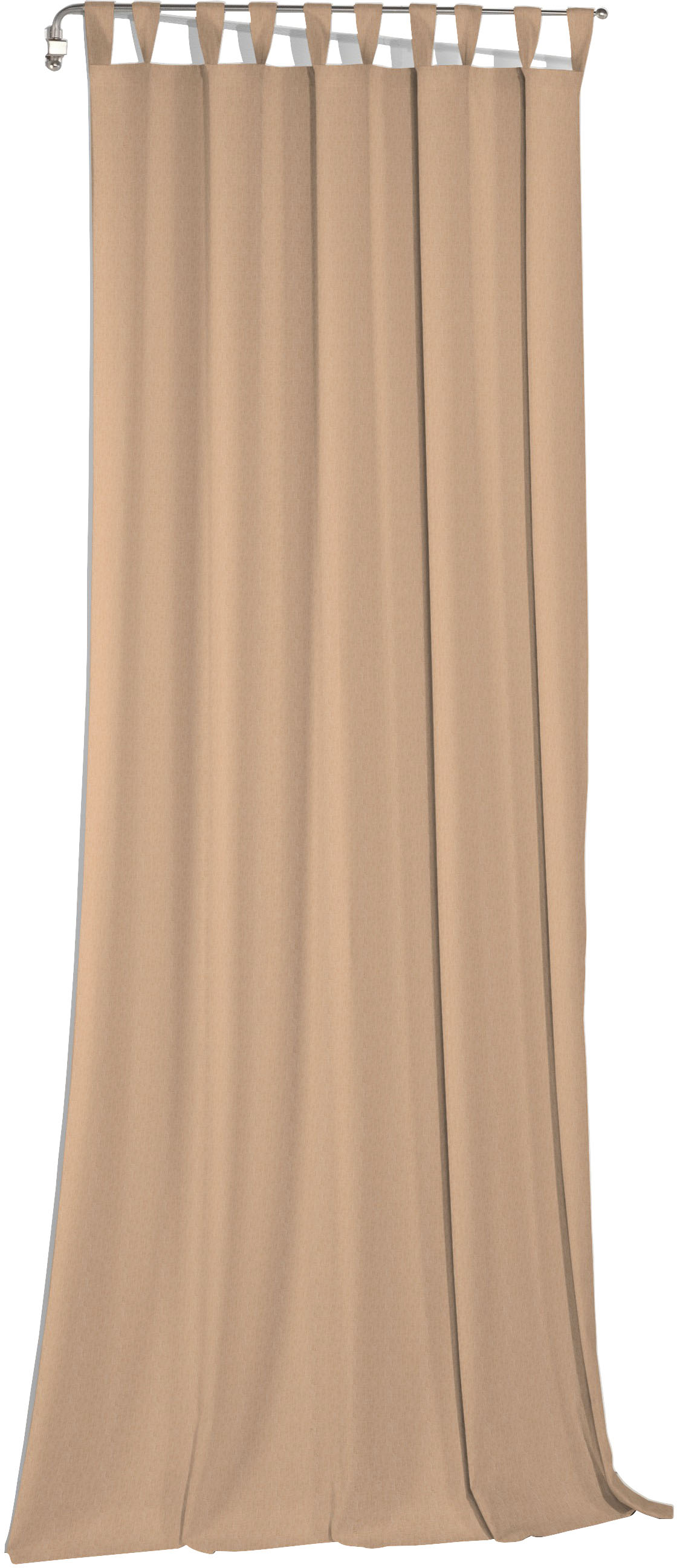 Vorhang WIRTH "Sunday", orange (terra), B:142cm H:325cm, Baumwolle, Polyester, Gardinen, nach Maß Image