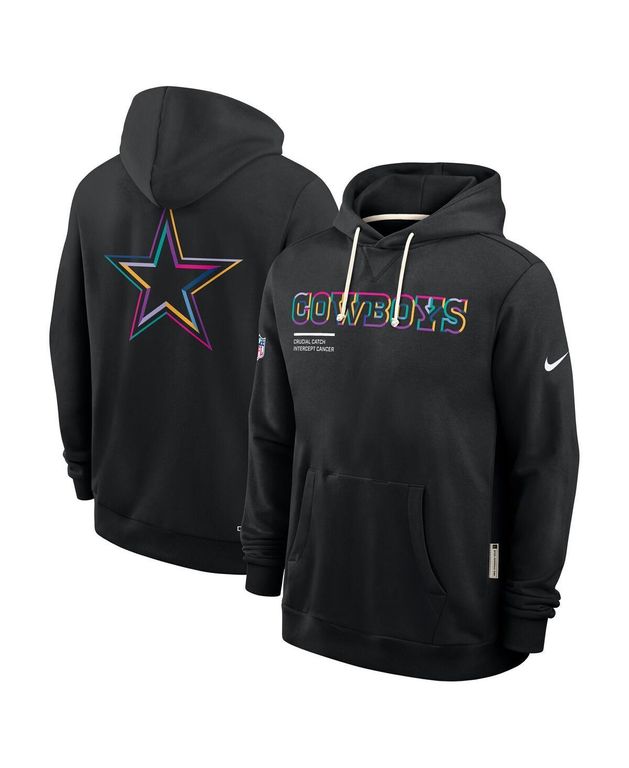Dallas Cowboys Tall 2025 Nfl Crucial Catch Sideline Standard Issue Dri-fit Hoodie - Black - Nike Sweats