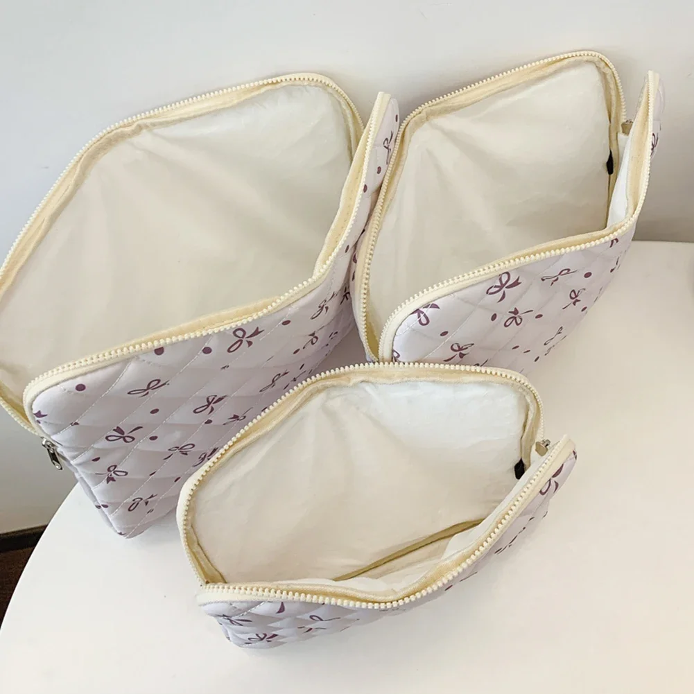 1PC fleur imprimé matelassé pochette d
