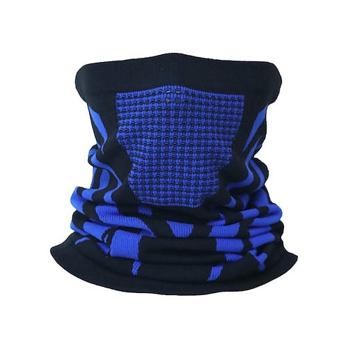 Atmungsaktiver Thermo-Halswärmer für Herren, winddichter Ski-Gesichtsmaskenschal, Outdoor-Sport-Sturmhaube für Radfahren, Laufen und Winteraktivitäten Image