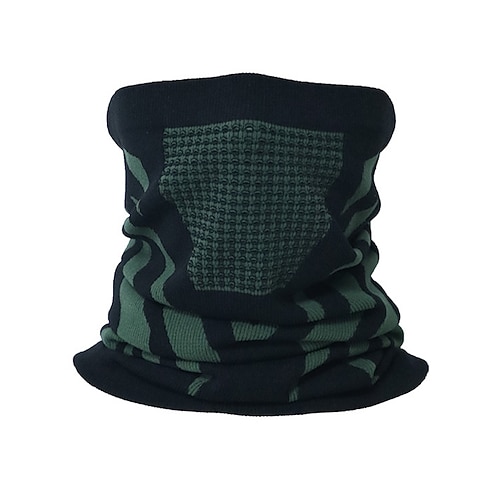 Atmungsaktiver Thermo-Halswärmer für Herren, winddichter Ski-Gesichtsmaskenschal, Outdoor-Sport-Sturmhaube für Radfahren, Laufen und Winteraktivitäten Image