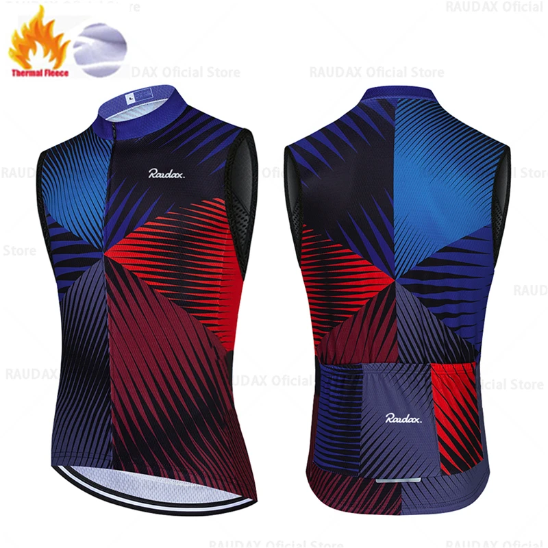 Gilet de cyclisme thermique en polaire pour l