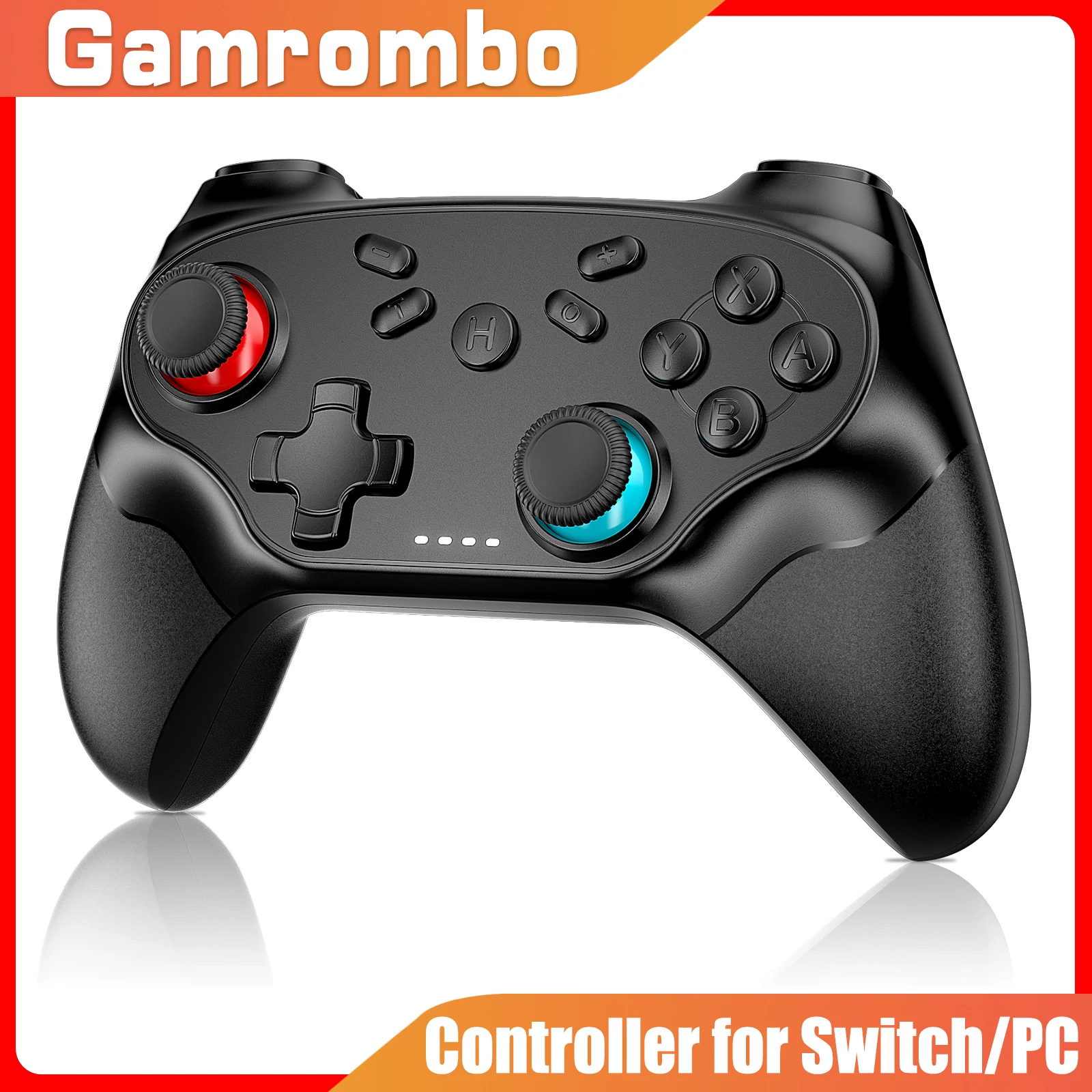 Contrôleur pour commutateur OLED/Lite/PC/IOS manette de jeu sans fil 6 axes gyroscope manette de jeu vidéo avec télécommande Turbo Vibration bascule