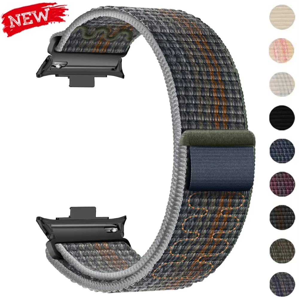Atmungsaktives Armband für Xiaomi Redmi Watch 4/5 Nylonschlaufe, austauschbares Armband, Smartwatch-Gürtel für Mi Band 9/8 Pro Sportarmband Image