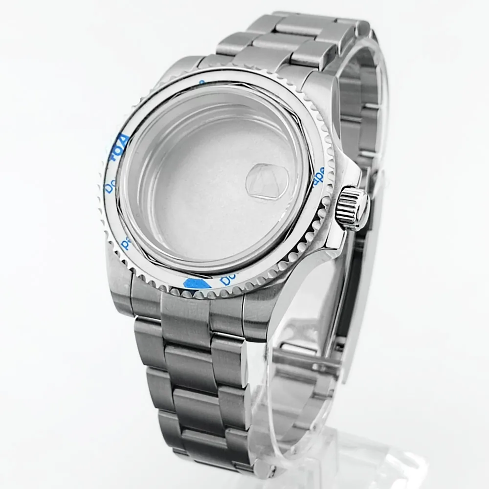  Hochwertige 40,5 mm SUB-Uhr, Saphirglas, Metallgehäuse, passend für NH35/36/38 Uhrwerk, Uhrenteile, Zubehör, Uhrenbox-Band Image